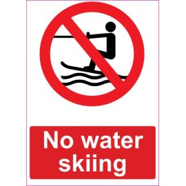 Lipdukas No water skiing